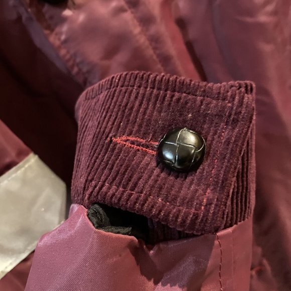 Vintage Toronto Transit Commission Coat TTC Uniform Subway Bus Size 46 Burgundy - Picture 6 of 12